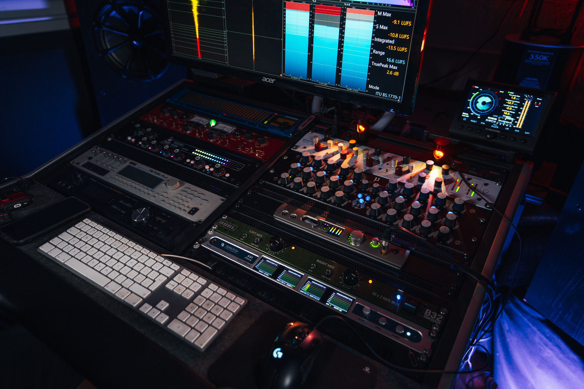 The analogue mastering chain at Most Wanted Audio